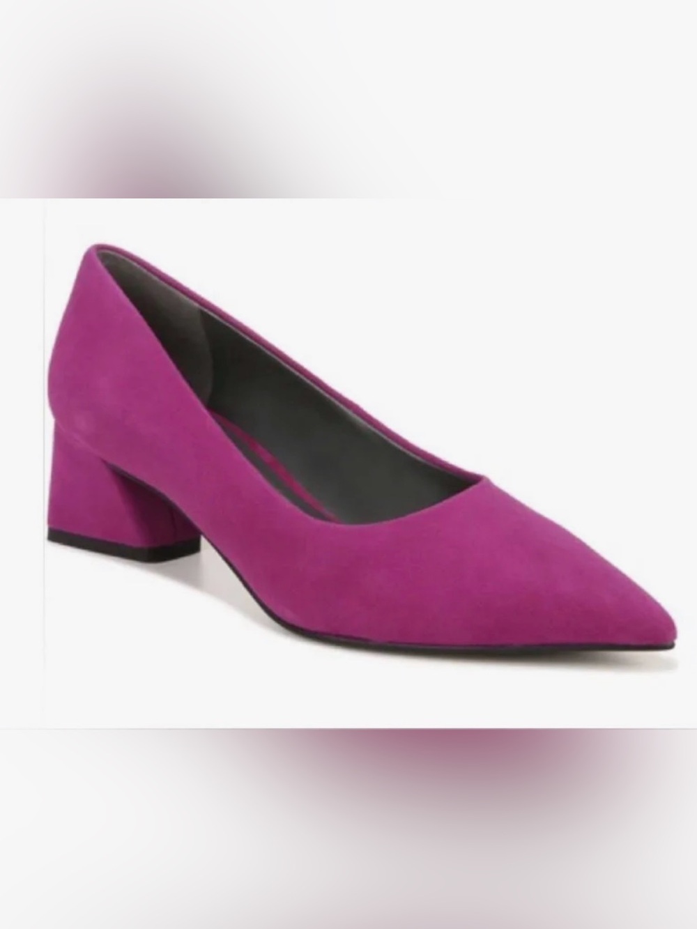 Franco Sarto Women's Pointed Toe Flats in Hot Purple